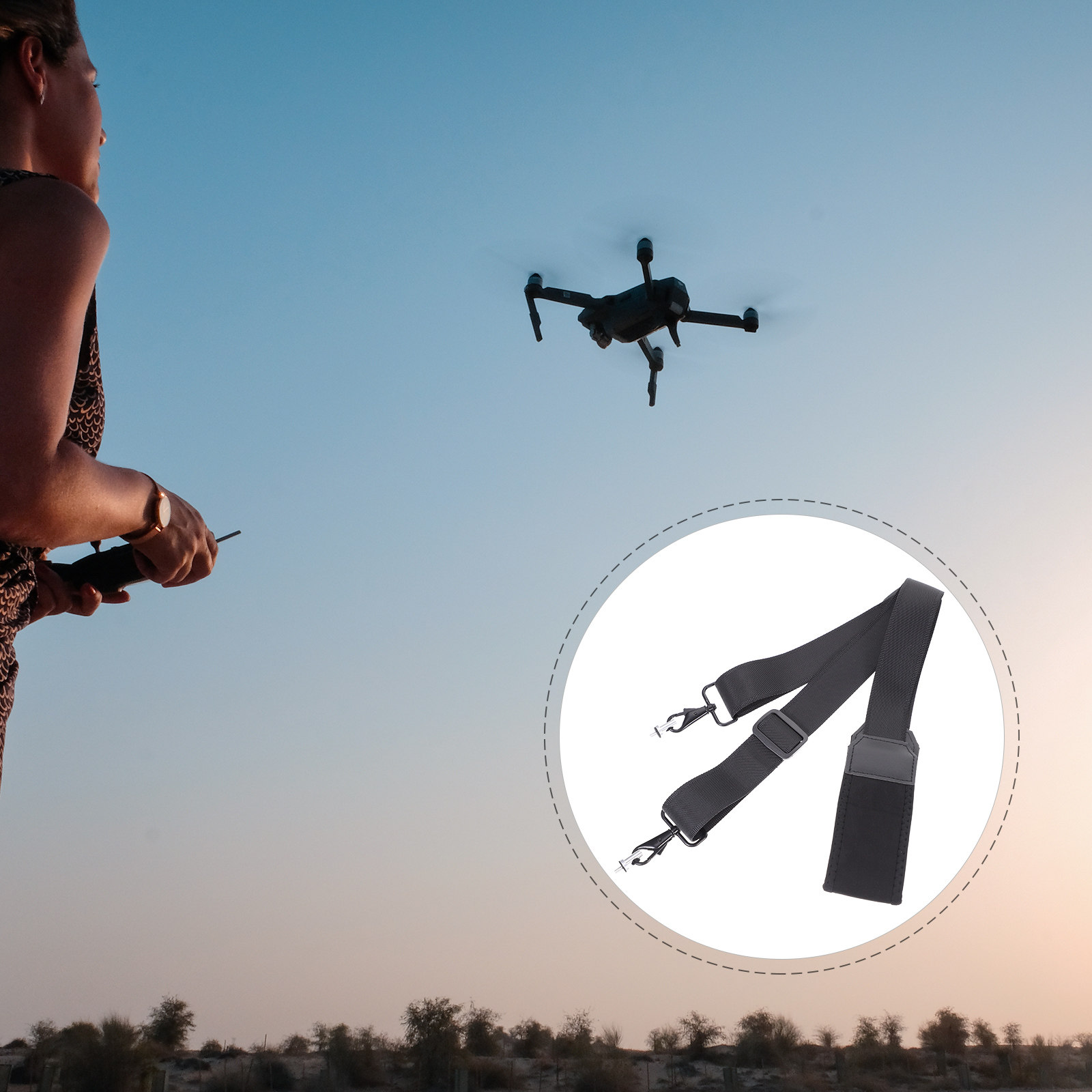 Drone Neck Strap - 2 3 Tali Leher Pengendali Rc