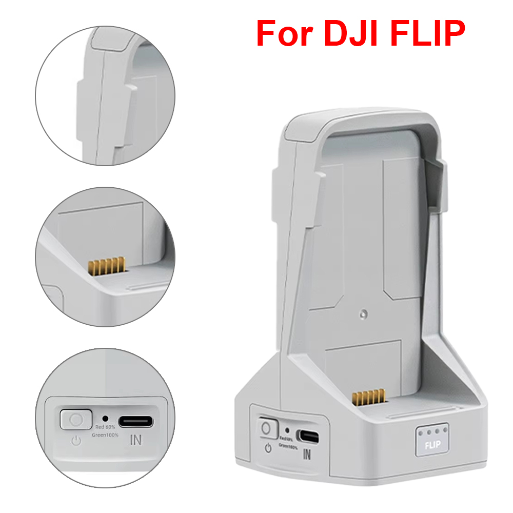 Drone Charging Hub - Pengisi Daya Baterai untuk DJI Flip