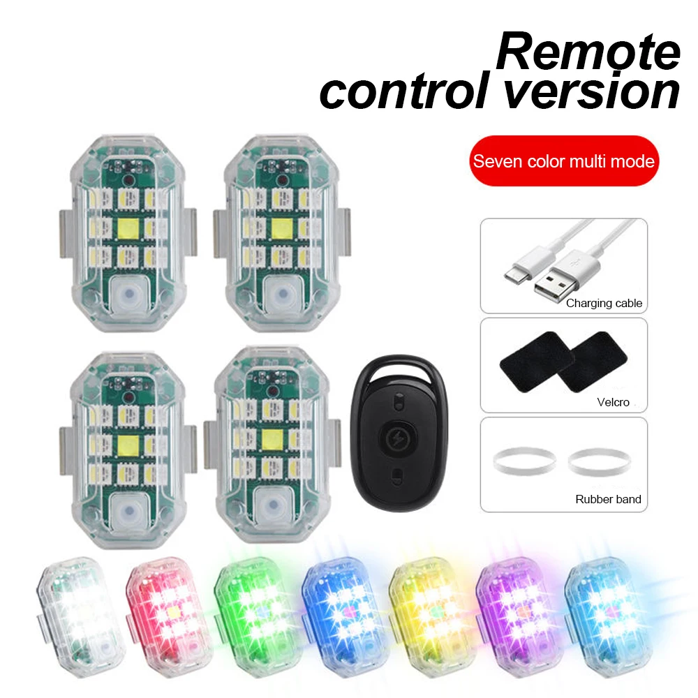 Drone Beacon Light - Lampu sorot LED Remote Control nirkabel,