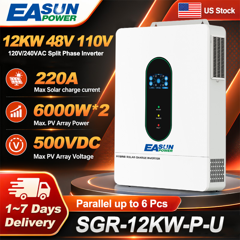 Drone Solar Charger - EASUN US 12KW 12000W Inverter Surya