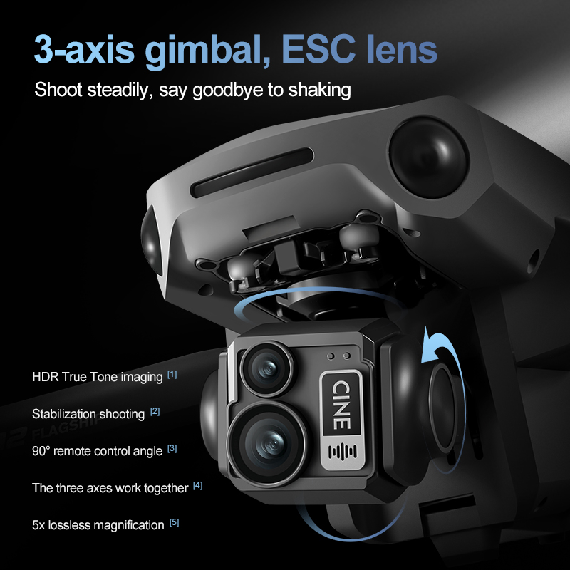 Drone RC Quadcopter 8K 3 Axis  - Drone Controller Screen ulasan dan harga
