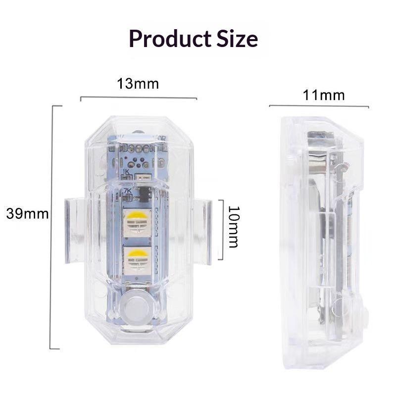 Lampu Peringatan LED RGB Seped - Drone Strobe Light ulasan dan harga