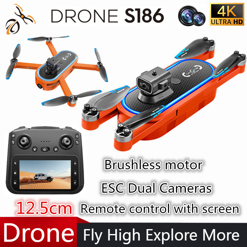 Drone 2025 S186 Profesional 4K - Drone Battery Charger ulasan dan harga