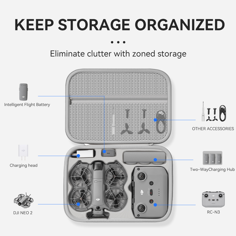 Tas Organizer Perjalanan XFJI  - Drone Carrying Case ulasan dan harga