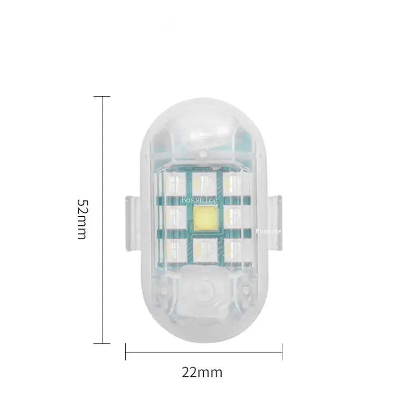 Lampu sorot LED nirkabel isi 1 - Drone Strobe Light ulasan dan harga