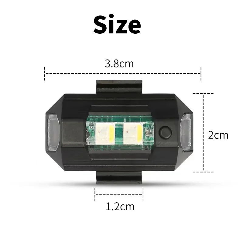 Lampu tembak Drone sepeda LED  - Drone Strobe Light ulasan dan harga