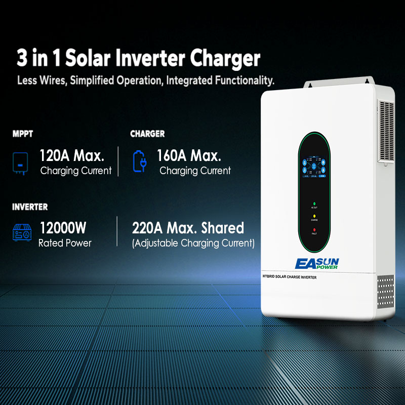 EASUN US 12KW 12000W Inverter  - Drone Solar Charger ulasan dan harga
