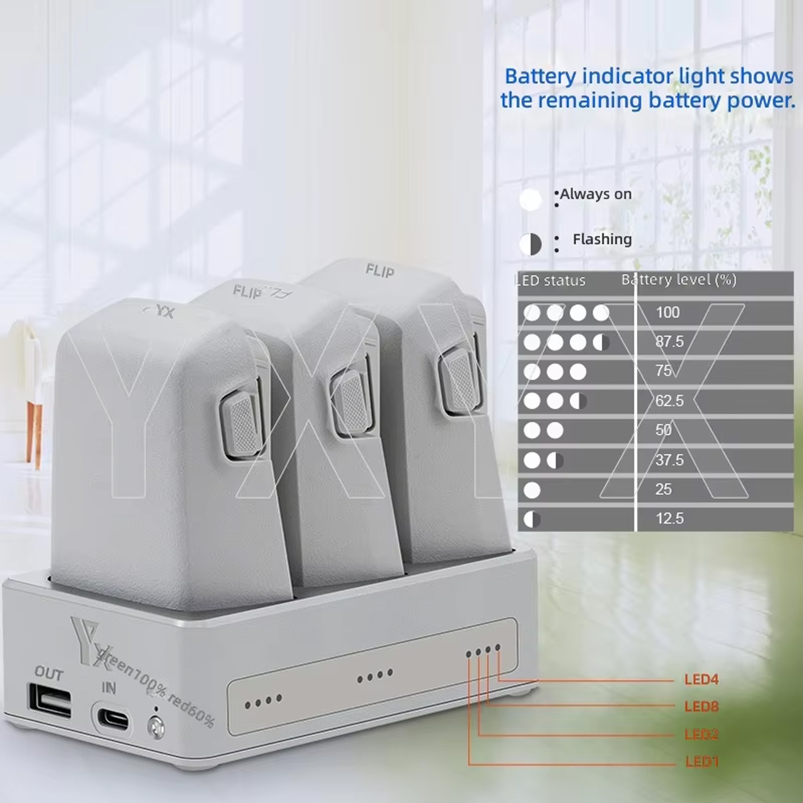 Hub Pengisi Daya Baterai 3-Por - Drone Charging Hub ulasan dan harga