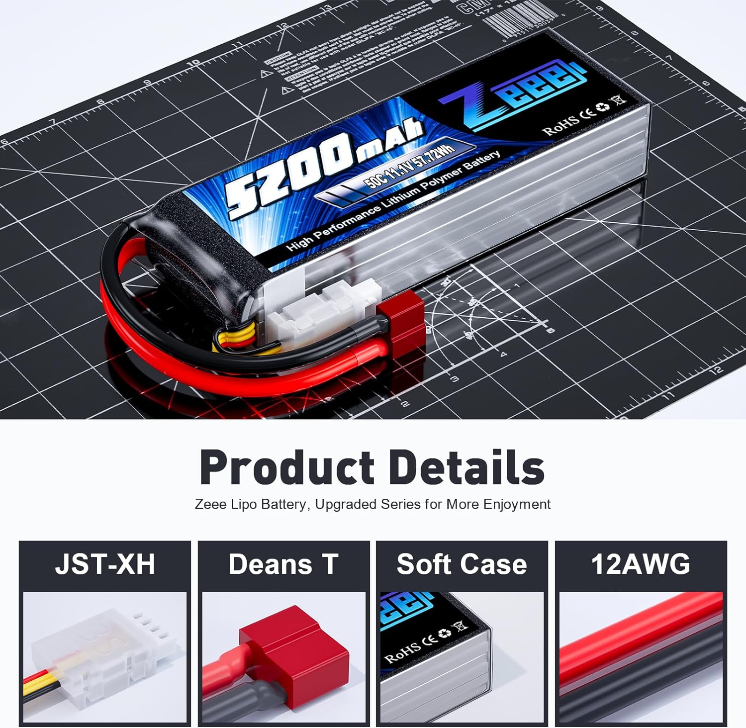 1/2unit Zeee 11.1V 50C 5200mAh - Drone Joystick Cover ulasan dan harga